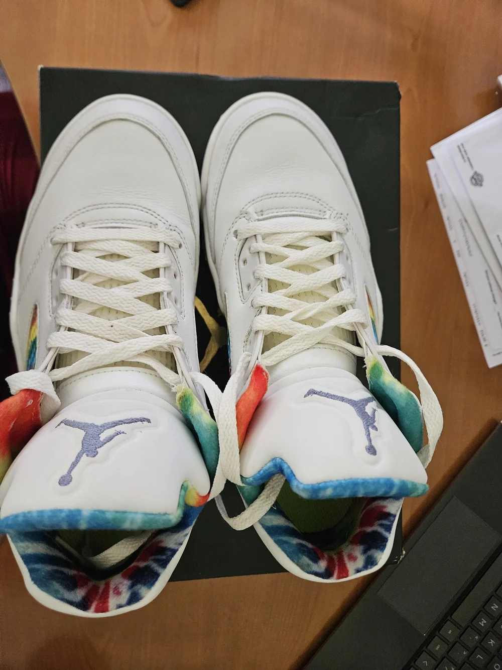 Jordan 5 Low Golf - Peace, Love (Tie-Dye) 7.5M CW4205-100
